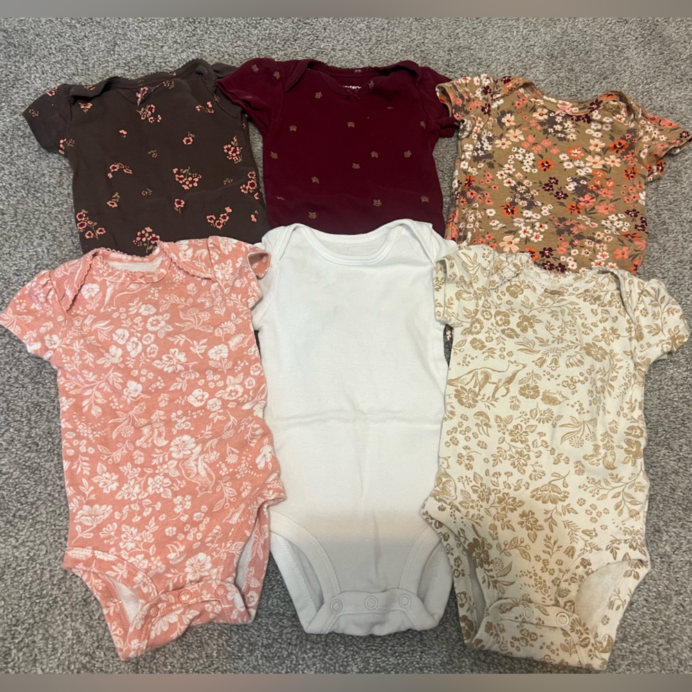 Carter's Baby Girl Bodysuits - 3M